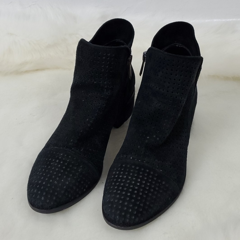 Sam Edelman suede black ankle boots women size 7